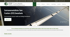 Desktop Screenshot of esfconsultants.org